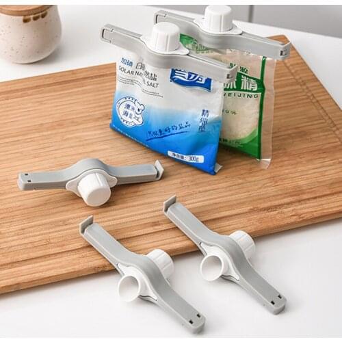 1PCS Discharge Nozzle Sealing Clamps Seasoning Bag Seal Tools Food Bag Sealing Clips