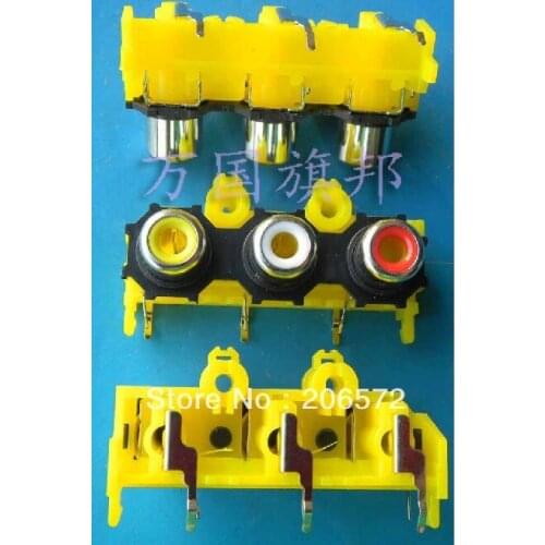 3 bit RCA lotus audio socket