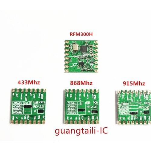 New RFM300 RFM300H RFM300H-433S2 868S2 915S2 433Mhz 868Mhz 915Mhz RF Transceiver Module HopeRF ORIGINAL 5PCS