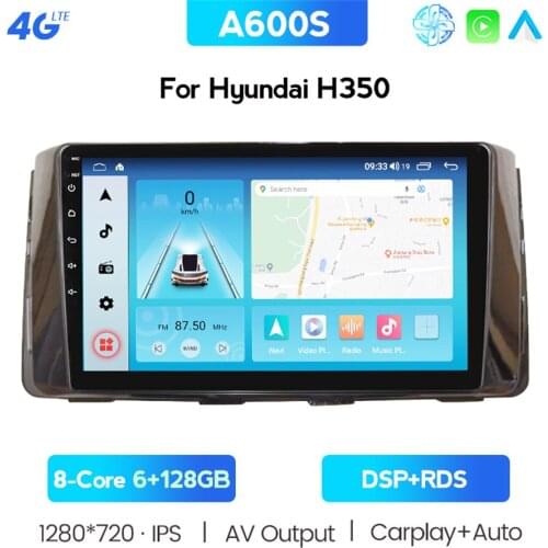 Android Car Multimedia Player GPS Navigation For Hyundai H350 2016 Car Radio 9'' HD Touch Screen Support Built-in Carplay OBD2