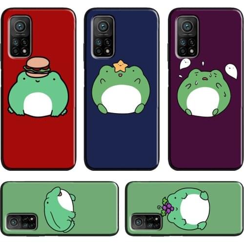 Cute Funny Frog For POCO X3 Pro F2 F3 M3 Pro Phone Case For Xiaomi Mi 11 Lite Ultra A3 9T 10T Pro Cover
