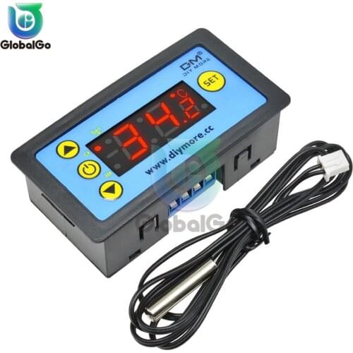 12 24 220V Intelligent Digital Thermostat Regulator for Refrigerator Heat Cool Temperature Controller Control NTC Sensor Switch