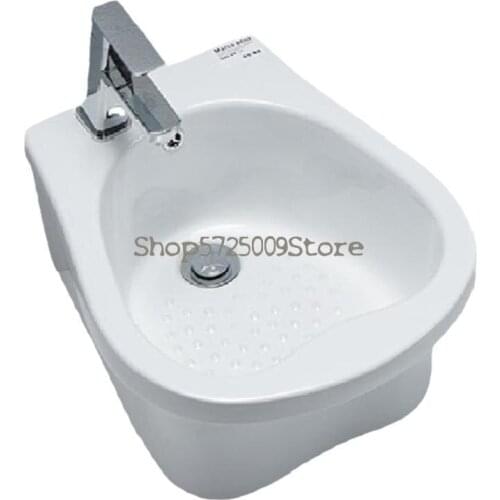Ceramic Foot Basin, Foot Bath, Foot Basin, Bucket, Foot Bath, Massage, Large Toilet, Floor To Floor Water, Thermal Insulation, H