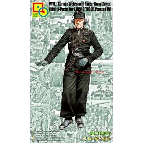 Classy Hobby MC16004 1/16 W.W.II German Panzer Crew (Driver)