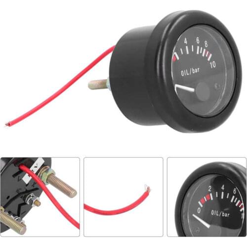 Boost pressure gauge gauge boost Marine Engine Oil Pressure Gauge Pointer LED Backlight with Warning Sensor Indicator Light