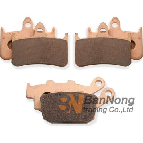 Motorcycle metal sintering brake pads For Honda CB400 SF Superfour NC31 1996-1997 NSR250 P2 P3 P4 NSR 250