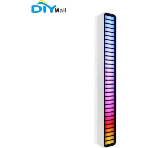 Keyes RGB Musical Atmosphere Light 32 Lamp Beads Built-in Microphone for Vehicle Car Modification Desk Party Outdoor Activity