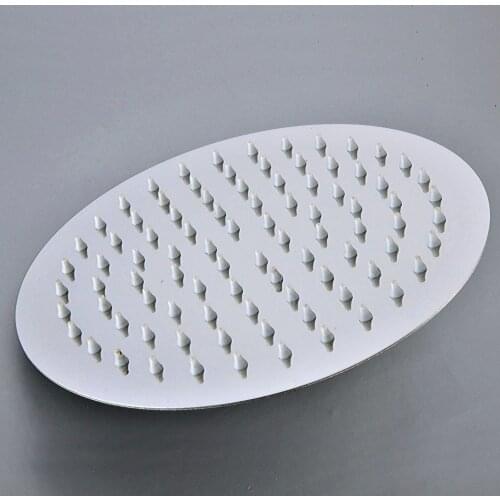 8" inch Polished Chrome Round Shape Bath Rainfall Rain Bathroom Shower Head Bathroom Accessory (Standard 1/2") msh237