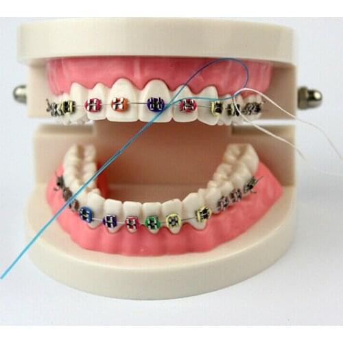 3packs 35pcs Traction Wire Nylon For Braces Bridges Non Toxic Tooth Durable Floss Threaders Health Care Dental Tool Professional