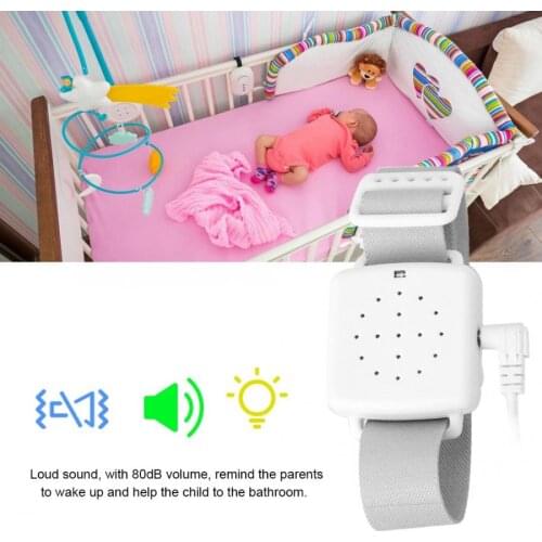 NEW water detector 3 in 1 Multi-modes Arm Wear Bed Wetting Enuresis Urine Alarm Sensor Sound Vibration for Baby leak detector