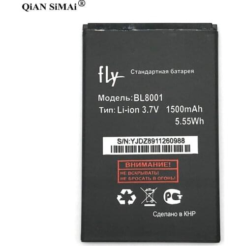 New High Quality BL8001 1500mAh battery For Fly IQ4490 phone