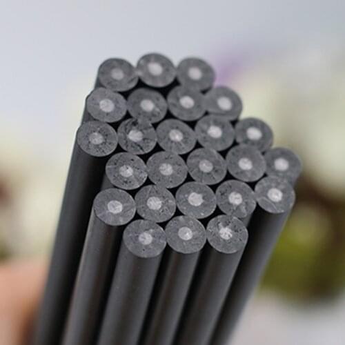 5 Pcs Professional pencil sketch HB round bar matte black resin painter art drawing supplies
