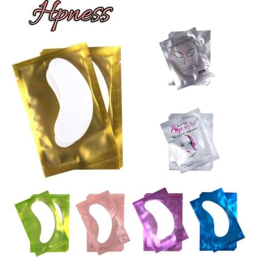 Lashes Pad Gel Patch Grafting Paper Patches Eye Tips Sticker Wraps Under Eye Pads For Eyelash Extension20/50/100/200/500 Pairs