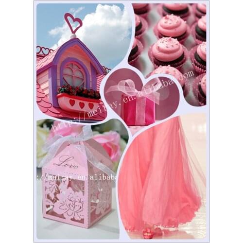 Pink wedding theme, laser cut wedding favors,wedding cake decorating,wedding gifts box