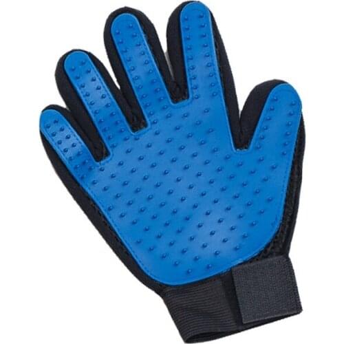 Pet Dog Hair Brush Glove For Pet Cleaning Massage Grooming Comb Supply Finger Cleaning Pet Cats Hair Brush Glove