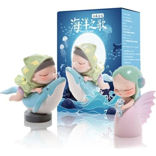 Surprise Blind Box Toy Dream Fairy Tale Ocean Series Deer Cute Kawaii Animal Figure Collectable Figurines Surprise Toys For Girl