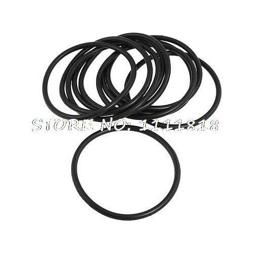10 Pcs Black Nitrile Rubber O Ring NBR Seal Washer Gaskets 90mm x 5mm