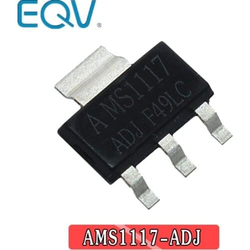 100PCS/LOT Original AMS1117-ADJ AMS1117-ADJ AMS1117 LM1117 1117 Voltage Regulator