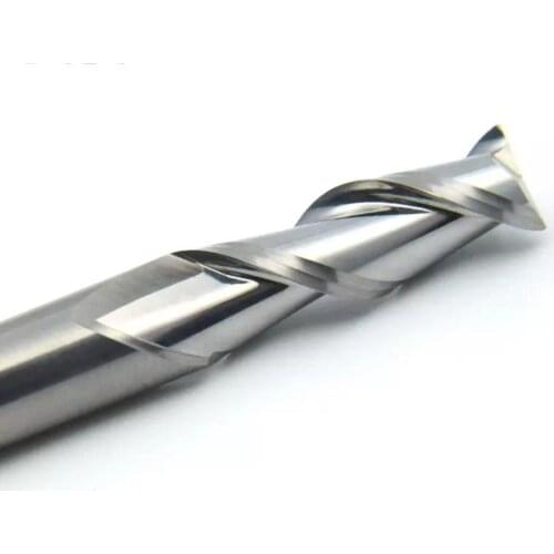 2 Flutes Flat Carbide End Mills Cutters Tool Grinder For Aluminum or Aluminum Alloy CNC Milling Tools