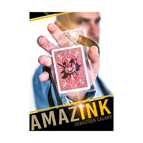 Amazink by Sebastien C (Gimmick+online instruct) Card Magic Trick,Close up,illusion,Fun,Street Trick