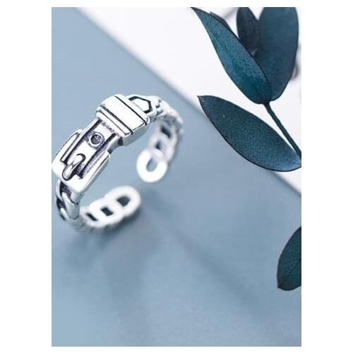 Bohemian Belt Rings For Women Boho Rings Party Trend Korean Creative Geometric Irregular Jewelry Gift