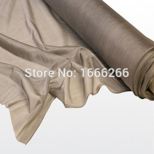Factory Supply 100% Silver Fiber 100% SHIELDING FABRIC SILVER COATED NYLON MESH YSILVER32