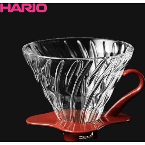 Hario V60 Coffee Dripper Heat Resistant Glass Coffee Filter Barista Specialized Coffee V60 Reusable Coffee Filters Hario Genuine