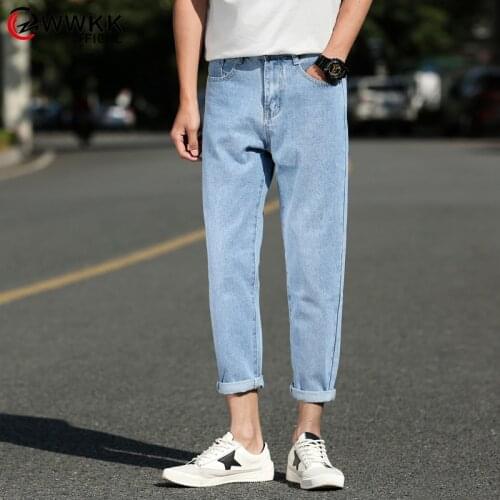 WWKK 2020 Mens Stretch Loose fit Jeans Mens Denim Pants Brand New Style Trousers Jack Jones Menswear 33 34 36