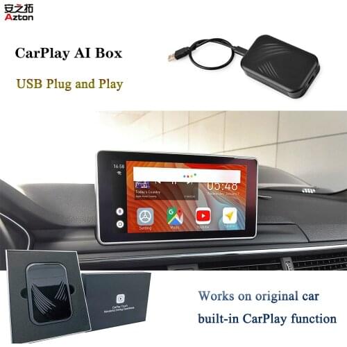 New 2+32GB Multimedia Player Youtube Netflix Google Playstore OEM Display CarPlay Android AI Box For Ford AUDI Mecedes KIA Buick