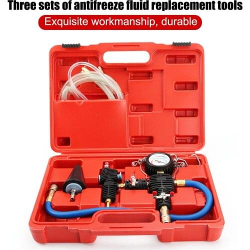 New Auto Car Radiator Cooling Antifreeze Replacement Tool Kit Vacuum Pump Coolant System Antifreeze Injector