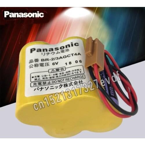 Panasonic Original BR-2/3AGCT4A 6v battery PLC BR-2/3AGCT4A lithium-ion batteries with Brown belt hook plug