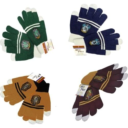 Anime gloves kids children gloves winter knitted gloves