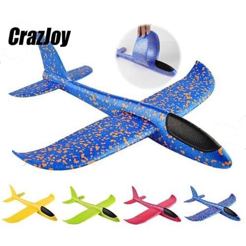48CM Foam Plane Glider Hand Throw Airplane Glider Toy Planes EPP Outdoor Launch Kids Toys for Children Boys Gift