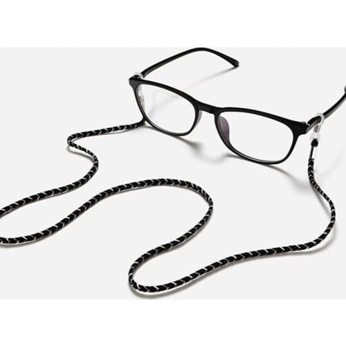 Retro Glasses Ropes Braided Sunglasses Lanyard Non-slip Eyeglasses Cord Unisex fashion Glasses Chain Polyester Cord Holder 2021