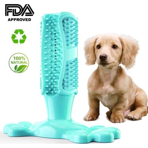 Dog Toothbrush Toy Clean Molar Stick Pet Creative Chewing Toys Bite-Resistant Food Grinding Rod