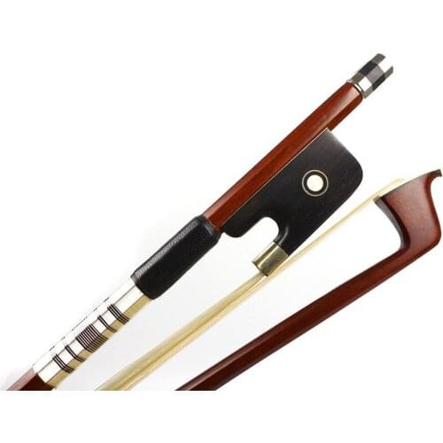 Special Offer! Viola Bow brazilwood Ebony frog Good balance Natural HorseTail