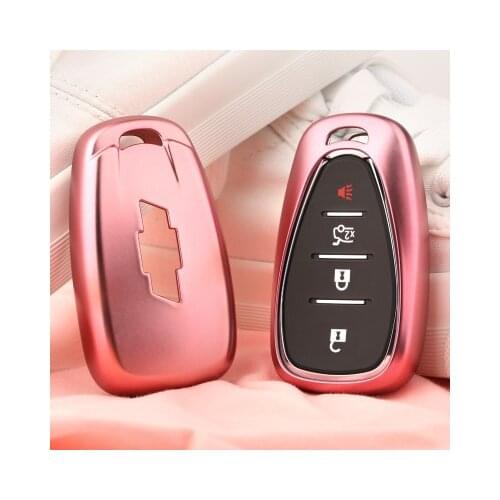 Auto Remote Smart TPU Car Key Case Bag Holder Shell for Chevrolet Cruze Malibu XL Equinox Accessories Anti-drop