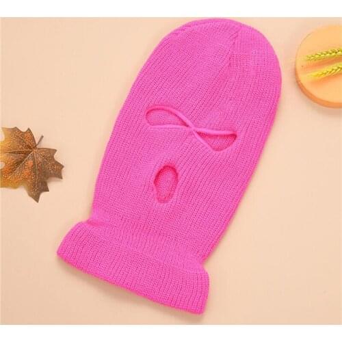 Winter Cycling Hat Full Face Cover Mask Balaclava Knitted Hat Outdoor Ski Mask Beanie Hat New Warm Breathable Face Masks