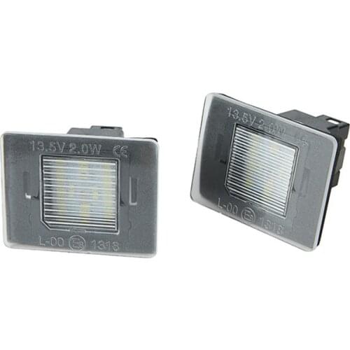 1 Pair Car License Plate Light LED White Lamp for Mercedes-Benz W117 W218 W176 W156 W166 R172 Tail Light License Plate Light