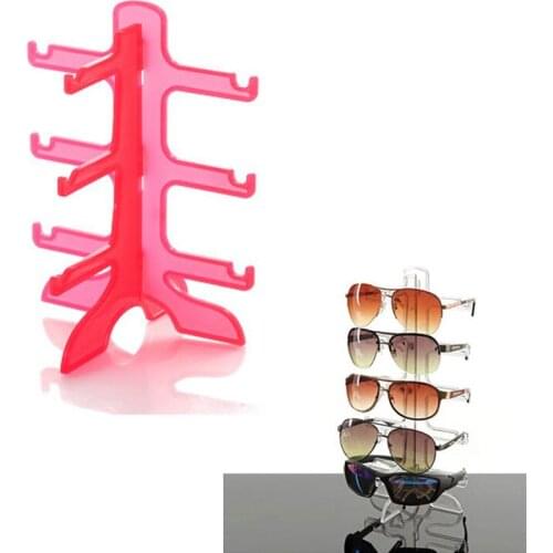 1PC Plastic Sunglasses Show Rack Holders Eyeglasses Display Stand Storage Holder Glasses Shelf Home Organizer Space Saving Shelf