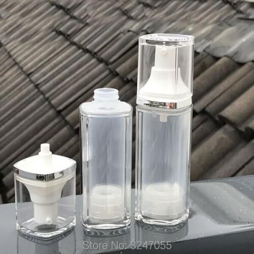 30ML 30pcs/lot High Quality Elegant Airless Lotion Pump Bottle, DIY Acrylic Empty Airless Vacuum Foundation Bottle, Makeup Tools