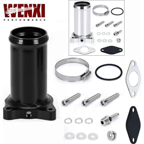 57MM Wholesale Aluminium EGR Valve Replacement Pipe For 1.9 8v TDI VE 90/110 and PD100/PD115 EGR Delete/Race Pipe 2"-EGR02