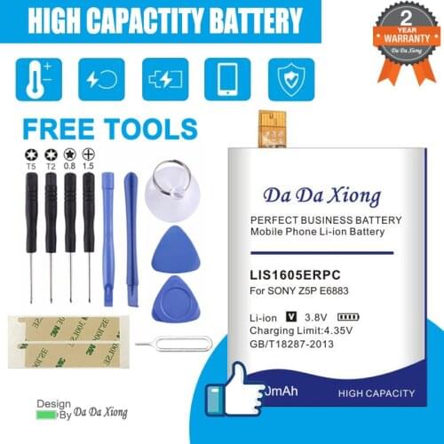 5300mAh LIS1605ERPC Battery for SONY Xperia Z5 Premium Z5P Dual E6883 E6853 Mobile Phone Batteries High Quality