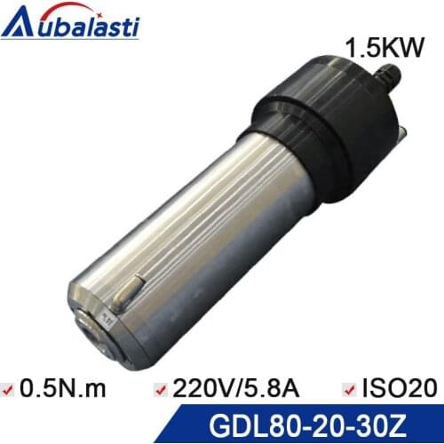 Automatic Tool Change Spindle Water cooling spindle GDL80-20-30Z 1.5kw Voltage 220V Current 5.8A