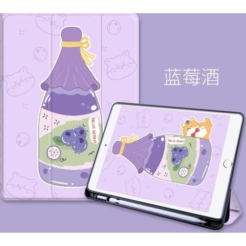 Case For iPad Air 4 Air 1 2 Air 3 2020 Pro 11 10.5 Pro 12.9 Mini 5 Protective Case Smart Cover With Pencil Holder Silicone Case