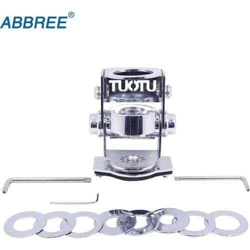 ABBREE Anti-theft Antenna Bracket Mount Clip Adjustable Stainless Steel For Mobile Car Radio Antenna Theftproof Security Holder