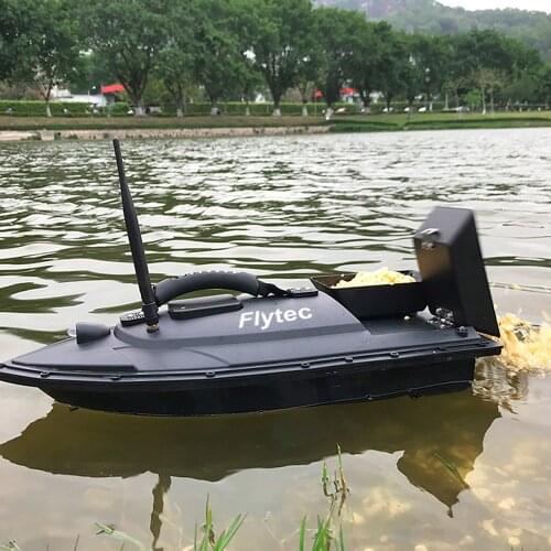 Kids Smart RC Bait Boat Toys Fishing Tool Dual Motor Fish Finder Boat Remote Control Fishing Ship Boats Flytec 2011-5 US Plug