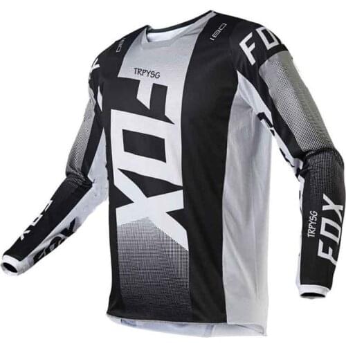 Mens team jersey Mountain maillot Off Road MTB DH Bike cycling Motocross Jersey Breathable Quick Dry Can be customized