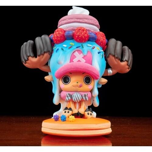 One Piece Anime Figure 15th Anniversary Candy Cake Biscuit Chopper Action Figurine PVC Toy Decoration Toy Childrens Birthday Gi