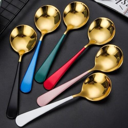 Wobodan Scoops for Household Purposes Stainless Steel Spoon